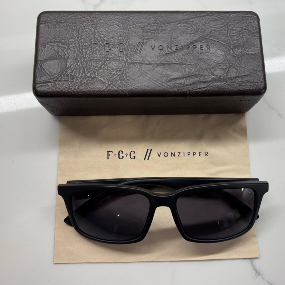 F.C.G. // VonZipper Black Sunglasses